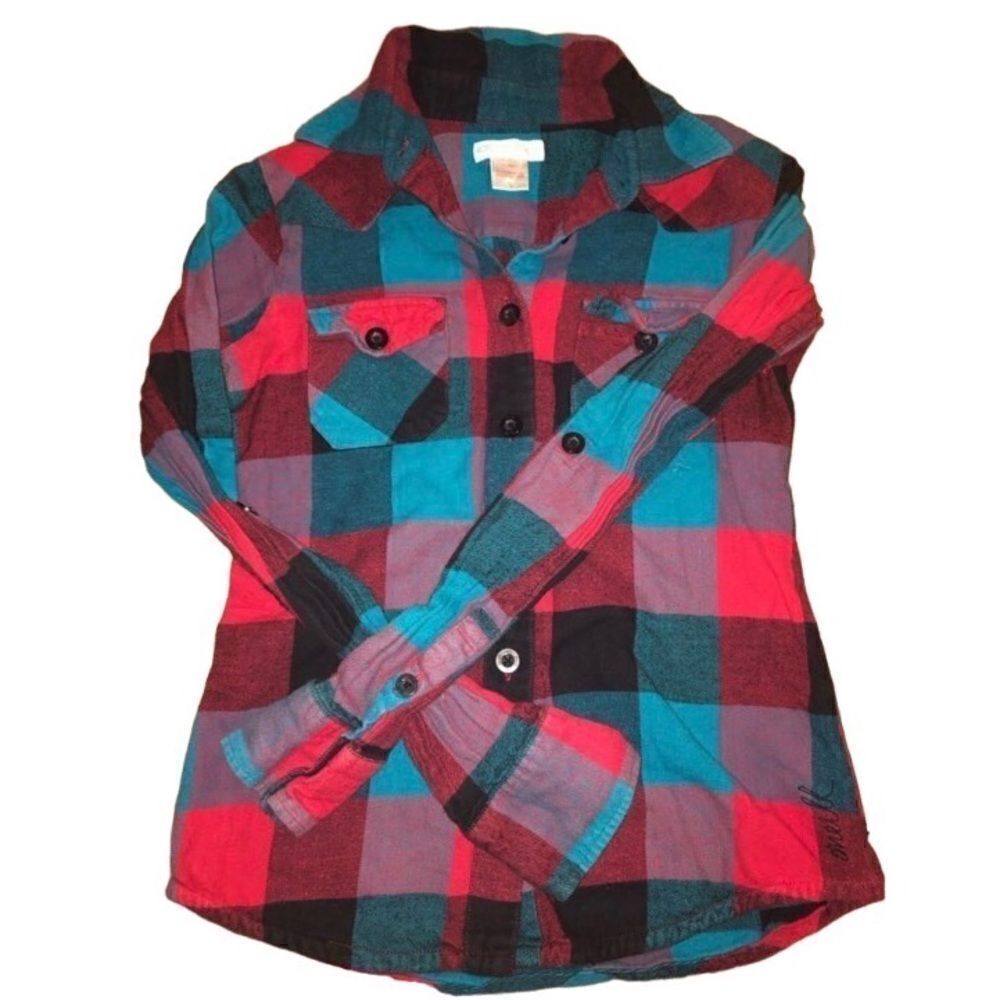 💕5️⃣for25 O’Neill size small flannel button down